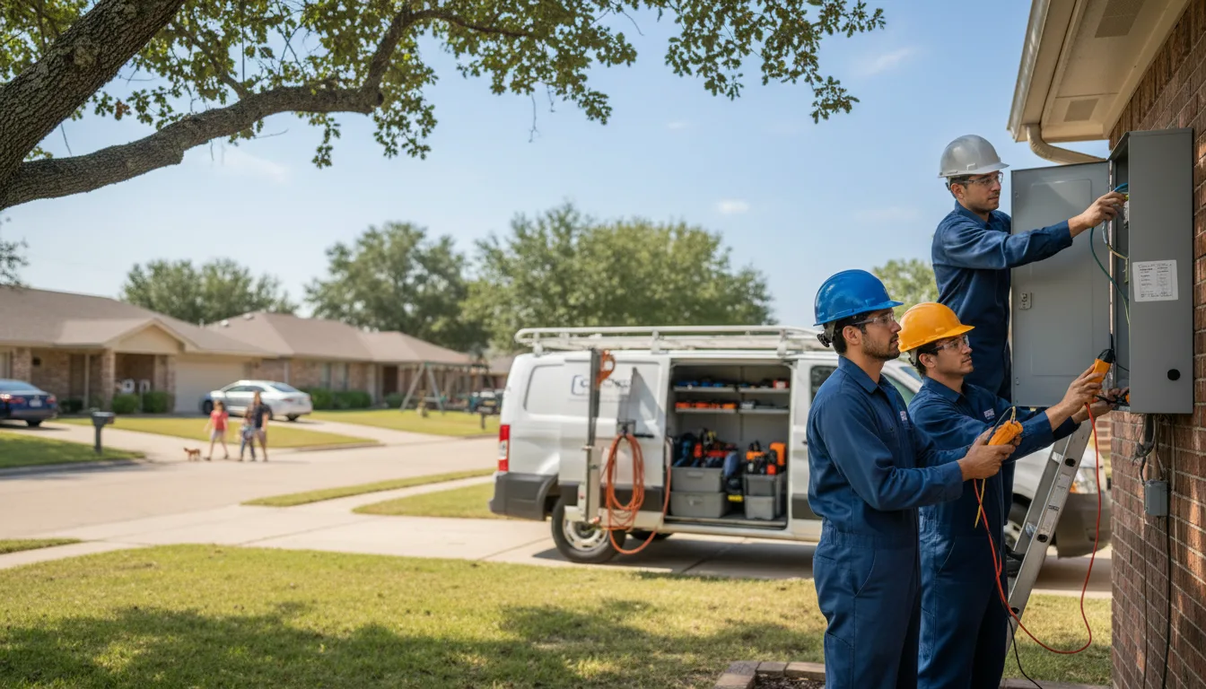 Certified electrician providing emergency electrical services in Wimbledon, ND